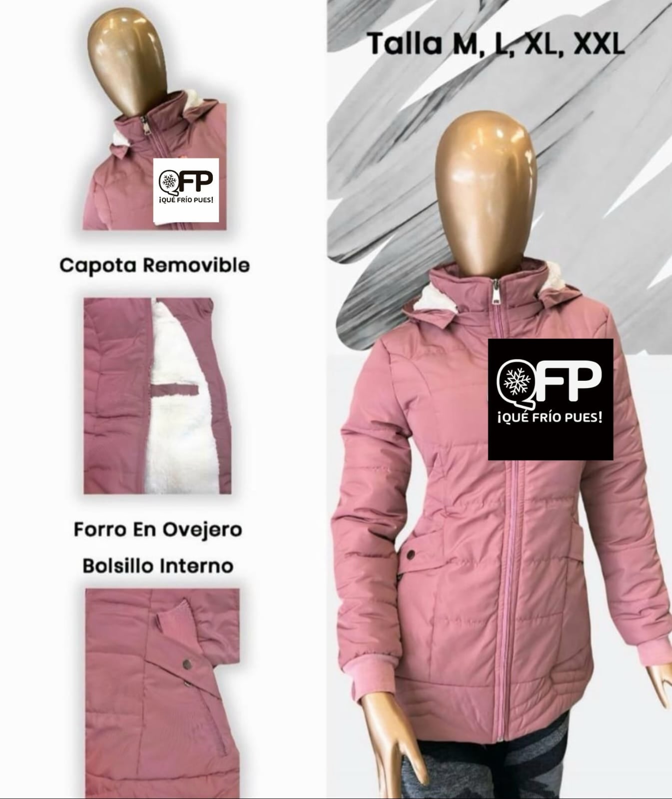 Chaqueta térmica gruesa fem